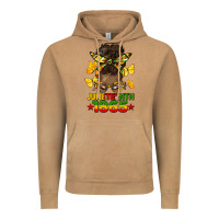 Vintage Camel juneteenth 1865 afro bun Vintage Hoodie - HRA Design Shop