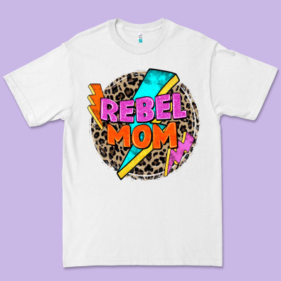 Rebel Mom Premium Tee Designed By Zillion Design Studio