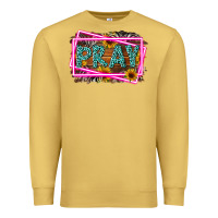 Antique Gold Western Pray Religious Premium Sweatshirt - LillyAllenDesigns