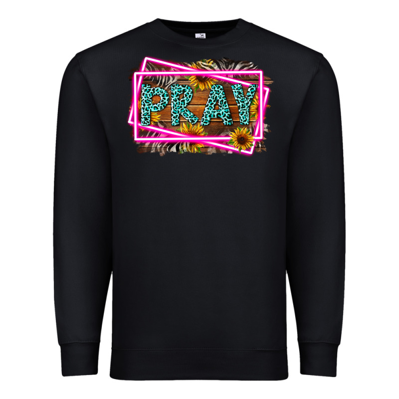 Western Pray Religious Premium Sweatshirt by LillyAllenDesigns | Teevron