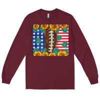 American Football And America Long Sleeve Tee | Teevron