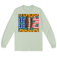Matcha American football and america Long Sleeve Tee - NancyCooperArtShop