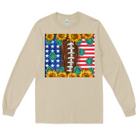 Mushroom American football and america Long Sleeve Tee - NancyCooperArtShop