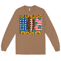 Toasted Coconut American football and america Long Sleeve Tee - NancyCooperArtShop