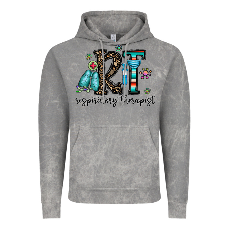 Rt Respiraory Therapist Vintage Hoodie by CowhideDigitalArt | Teevron