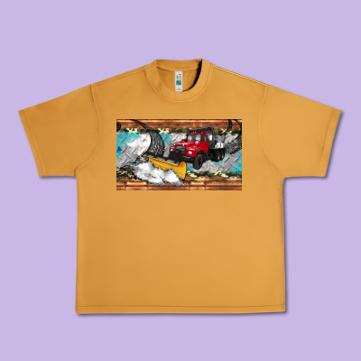 Snow Truck Sippy Cup Urban Heavy Tee Designed By Artiststas
