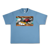 Pebble Blue snow truck sippy cup Urban Heavy Tee - Artiststas
