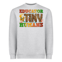Heather Grey educator of tiny humans Heavyweight Sweatshirt - BundleAndBundleShop
