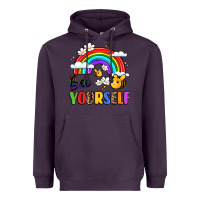 Plum bee yourself Heavyweight Hoodie - LillyAllenDesigns