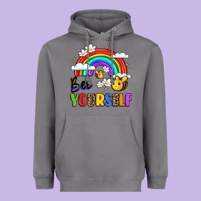 Bee Yourself Heavyweight Hoodie Designed By Lillyallendesigns