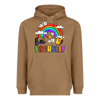 Toasted Coconut bee yourself Heavyweight Hoodie - LillyAllenDesigns