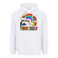 White bee yourself Heavyweight Hoodie - LillyAllenDesigns