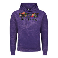 Cloud Purple support our troops Vintage Hoodie - CowhideDigitalArt