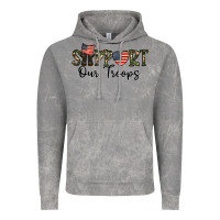 Cloud Rock support our troops Vintage Hoodie - CowhideDigitalArt