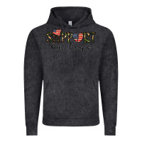 Vintage Black support our troops Vintage Hoodie - CowhideDigitalArt