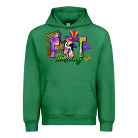 Emerald fat tuesday Urban Hoodie - CowGirlArtShop