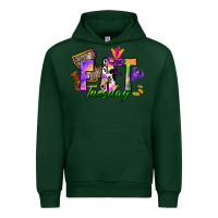 Forest Green fat tuesday Urban Hoodie - CowGirlArtShop