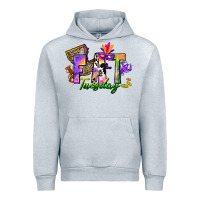 Heather Grey fat tuesday Urban Hoodie - CowGirlArtShop