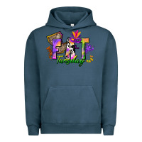 Pigment Midnight Navy fat tuesday Urban Hoodie - CowGirlArtShop