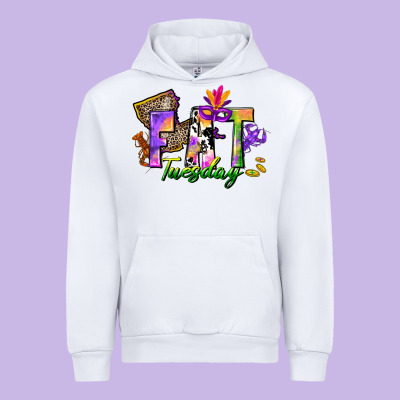 Fat Tuesday Urban Hoodie Designed By Cowgirlartshop