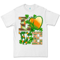 White st.patricks nurse love heart stethoscope Premium Tee - BarkalooDesign