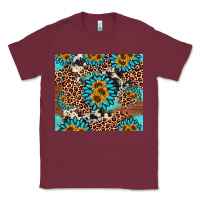Burgundy gemstone sunflower Classic Tee - AdoDesignShop