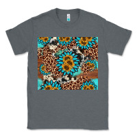 Charcoal Heather gemstone sunflower Classic Tee - AdoDesignShop