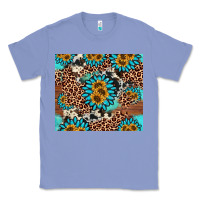 Colony Blue gemstone sunflower Classic Tee - AdoDesignShop