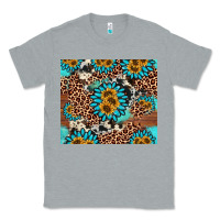 Heather Grey gemstone sunflower Classic Tee - AdoDesignShop