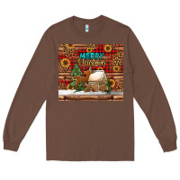 Chestnut merry christmas cookies buffalo plaid Long Sleeve Tee - Jasminsmagicworld