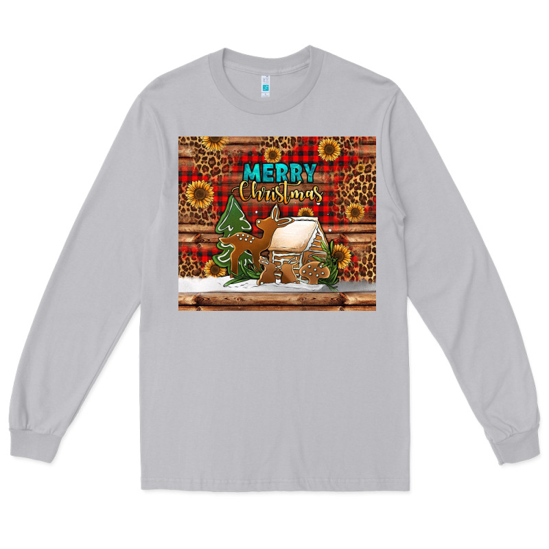 Merry Christmas Cookies Buffalo Plaid Long Sleeve Tee by Jasminsmagicworld | Teevron
