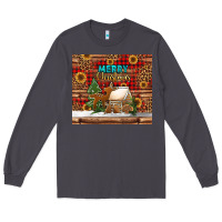 Smoke merry christmas cookies buffalo plaid Long Sleeve Tee - Jasminsmagicworld
