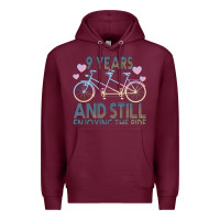 Burgundy 9 Years And Still Enjoying The Ride Premium Hoodie - Bettercallsaul