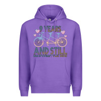 Purple 9 Years And Still Enjoying The Ride Premium Hoodie - Bettercallsaul