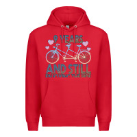 Red 9 Years And Still Enjoying The Ride Premium Hoodie - Bettercallsaul