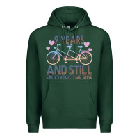 Sports Green 9 Years And Still Enjoying The Ride Premium Hoodie - Bettercallsaul