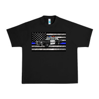 Black thin blue line police car sippy cup Urban Heavy Tee - Artiststas
