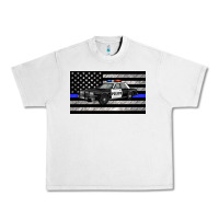 Thin Blue Line Police Car Sippy Cup Urban Heavy Tee | Teevron