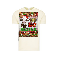 Christmas Ho Ho Ho Heifer Vintage Tee | Teevron