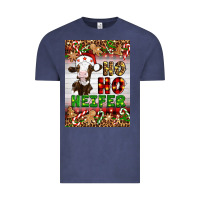 Vintage Denim Christmas Ho Ho Ho Heifer Vintage Tee - Artiststas