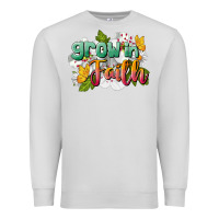 Dove Grey Grow In Faith Premium Sweatshirt - LillyAllenDesigns
