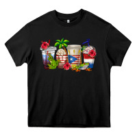 Black puerto rico coffee cups Heavy Core Tee - texasbilliewilder