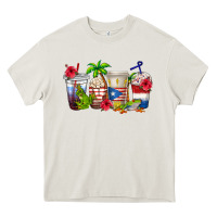 Cream puerto rico coffee cups Heavy Core Tee - texasbilliewilder