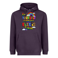 Plum be yourself everyone else in taken Heavyweight Hoodie - LillyAllenDesigns