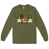 Army Green christmas gnomes Long Sleeve Tee - Jasminsmagicworld