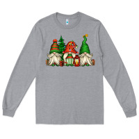 Heather Grey christmas gnomes Long Sleeve Tee - Jasminsmagicworld