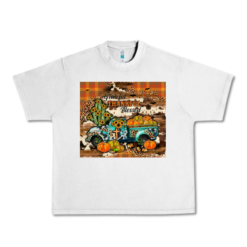 Grateful Thankful Blessed Urban Heavy Tee by JahusDesignShop | Teevron
