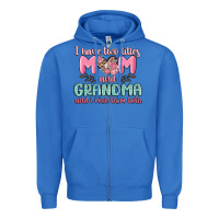 True Royal i have two titles mom and grandma and i rock them Zipper Hoodie - MaliasSmallBusiness