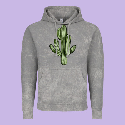 Cactus Vintage Hoodie Designed By Jahusdesignshop
