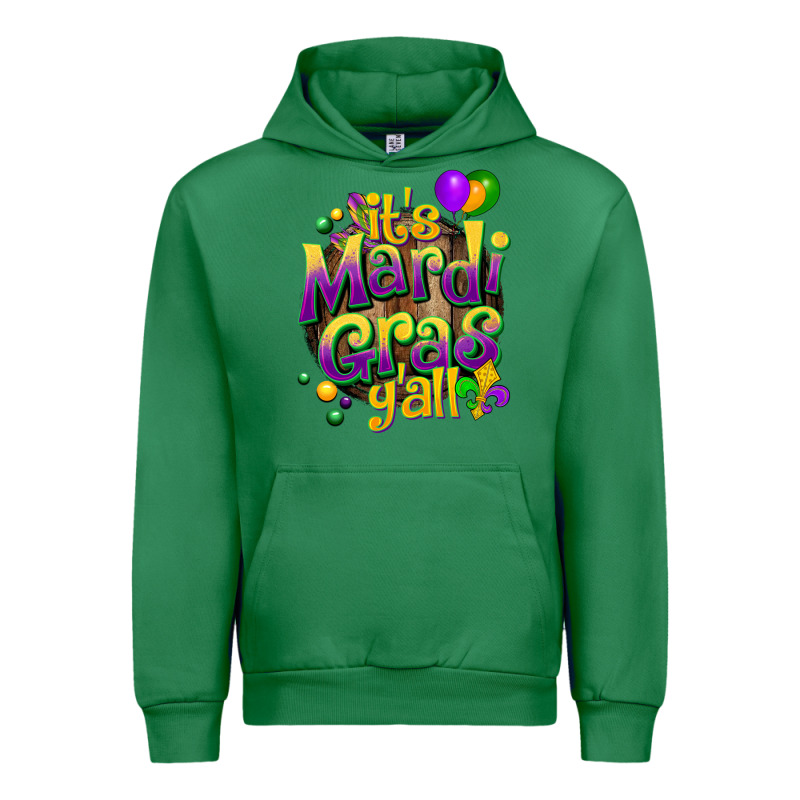 Its Mardi Gras Yall Urban Hoodie by CowGirlArtShop | Teevron